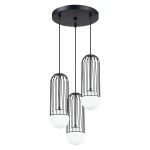 Lampa wisząca BRINA 3P czarna zwis SL.1336 SOLLUX LIGHTING