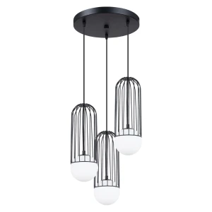 Lampa wisząca BRINA 3P czarna zwis SL.1336 SOLLUX LIGHTING
