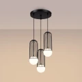 Lampa wisząca BRINA 3P czarna zwis SL.1336 SOLLUX LIGHTING