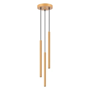 Lampa wisząca ARCHE 3P złota zwis SL.1342 SOLLUX LIGHTING