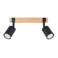 Lampa sufitowa FAGER 2 czarna plafon SL.1344 SOLLUX LIGHTING
