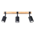 Lampa sufitowa FAGER 3 czarna plafon SL.1345 SOLLUX LIGHTING