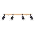 Lampa sufitowa FAGER 4L czarna plafon SL.1346 SOLLUX LIGHTING