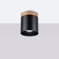 Lampa sufitowa RIF czarna plafon SL.1349 SOLLUX LIGHTING