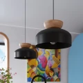 Lampa wisząca MARION czarna zwis SL.1351 SOLLUX LIGHTING