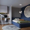 Lampa wisząca HYPERION 1 biała zwis SL.1356 SOLLUX LIGHTING