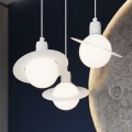 Lampa wisząca HYPERION 1 biała zwis SL.1356 SOLLUX LIGHTING