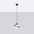 Lampa wisząca HYPERION 1 czarna zwis SL.1358 SOLLUX LIGHTING