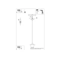 Lampa wisząca MAB beton zwis SL.1363 SOLLUX LIGHTING