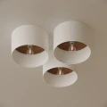 Lampa sufitowa TELESTO biały/ciemny brąz plafon SL.1392 SOLLUX LIGHTING