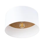 Lampa sufitowa TELESTO biały/jasny brąz plafon SL.1393 SOLLUX LIGHTING