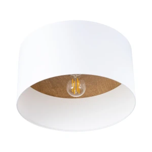Lampa sufitowa TELESTO biały/jasny brąz plafon SL.1393 SOLLUX LIGHTING