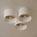Lampa sufitowa TELESTO biały/jasny brąz plafon SL.1393 SOLLUX LIGHTING