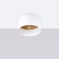 Lampa sufitowa TELESTO biały/jasny brąz plafon SL.1393 SOLLUX LIGHTING