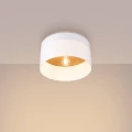 Lampa sufitowa TELESTO biały/jasny brąz plafon SL.1393 SOLLUX LIGHTING