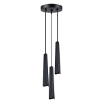 Lampa wisząca PRYSM 3P czarna zwis SL.1401 SOLLUX LIGHTING