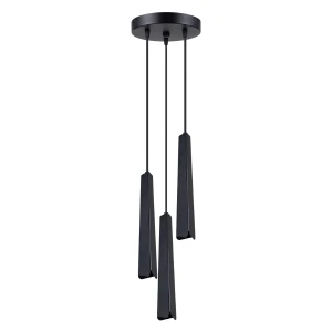 Lampa wisząca PRYSM 3P czarna zwis SL.1401 SOLLUX LIGHTING