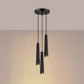 Lampa wisząca PRYSM 3P czarna zwis SL.1401 SOLLUX LIGHTING