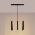 Lampa wisząca PRYSM 3L czarna zwis SL.1402 SOLLUX LIGHTING