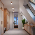 Lampa sufitowa SOLIS naturalne drewno plafon SL.1407 SOLLUX LIGHTING