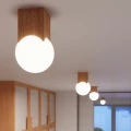 Lampa sufitowa SOLIS naturalne drewno plafon SL.1407 SOLLUX LIGHTING