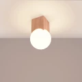 Lampa sufitowa SOLIS naturalne drewno plafon SL.1407 SOLLUX LIGHTING