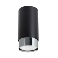 Lampa sufitowa NERO 12,5 czarny/chrom plafon SL.1408 SOLLUX LIGHTING