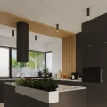 Lampa sufitowa NERO 12,5 czarny/chrom plafon SL.1408 SOLLUX LIGHTING