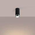 Lampa sufitowa NERO 12,5 czarny/chrom plafon SL.1408 SOLLUX LIGHTING