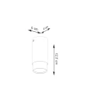 Lampa sufitowa NERO 12,5 czarny/chrom plafon SL.1408 SOLLUX LIGHTING