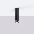 Lampa sufitowa NERO 22,5 czarny/chrom plafon SL.1409 SOLLUX LIGHTING
