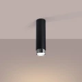 Lampa sufitowa NERO 22,5 czarny/chrom plafon SL.1409 SOLLUX LIGHTING