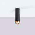 Lampa sufitowa NERO 22,5 czarny/złoty plafon SL.1411 SOLLUX LIGHTING
