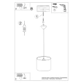 Lampa wisząca KITTY 30 zwis SL.1420 SOLLUX LIGHTING