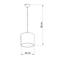Lampa wisząca FOOTBALL B 30 zwis SL.1426 SOLLUX LIGHTING