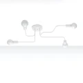 Lampa sufitowa VECTOR 4 biała plafon SL.1442 SOLLUX LIGHTING
