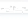 Lampa sufitowa VECTOR 6 biała plafon SL.1443 SOLLUX LIGHTING