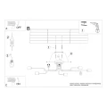 Lampa sufitowa VECTOR 8 biała plafon SL.1444 SOLLUX LIGHTING