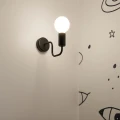Lampa ścienna VECTOR czarna kinkiet SL.1445 SOLLUX LIGHTING