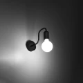 Lampa ścienna VECTOR czarna kinkiet SL.1445 SOLLUX LIGHTING