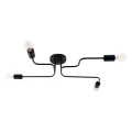 Lampa sufitowa VECTOR 4 czarna plafon SL.1446 SOLLUX LIGHTING