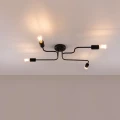 Lampa sufitowa VECTOR 4 czarna plafon SL.1446 SOLLUX LIGHTING