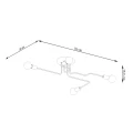 Lampa sufitowa VECTOR 4 czarna plafon SL.1446 SOLLUX LIGHTING