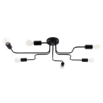 Lampa sufitowa VECTOR 6 czarna plafon SL.1447 SOLLUX LIGHTING