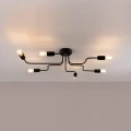 Lampa sufitowa VECTOR 6 czarna plafon SL.1447 SOLLUX LIGHTING