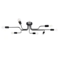 Lampa sufitowa VECTOR 8 czarna plafon SL.1448 SOLLUX LIGHTING