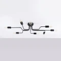 Lampa sufitowa VECTOR 8 czarna plafon SL.1448 SOLLUX LIGHTING
