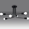 Lampa wisząca NORAH 6 czarna żyrandol SL.1452 SOLLUX LIGHTING