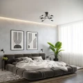 Lampa ścienna LEVAR czarna kinkiet SL.1454 SOLLUX LIGHTING