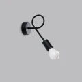 Lampa ścienna LEVAR czarna kinkiet SL.1454 SOLLUX LIGHTING